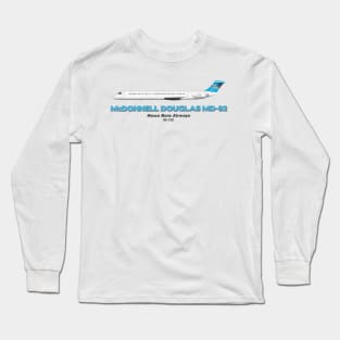 McDonnell Douglas MD-82 - Hewa Bora Airways Long Sleeve T-Shirt